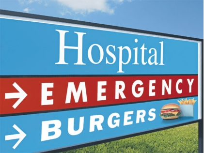 Junk food hospitals